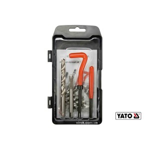Набір для ремонту різьби YATO : М8 x 1.25 мм, HSS 4241/4341, 30 шт [20/40]
