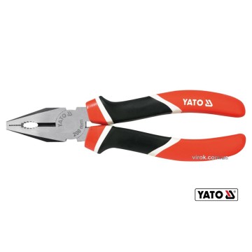 Плоскогубці комбіновані YATO : L= 200 мм. CrV [6/36]