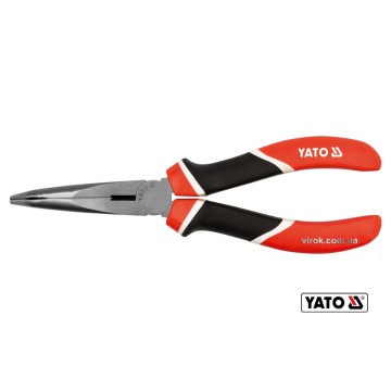 Довгогубці вигнуті YATO l=160мм CrV 55 [6/60]