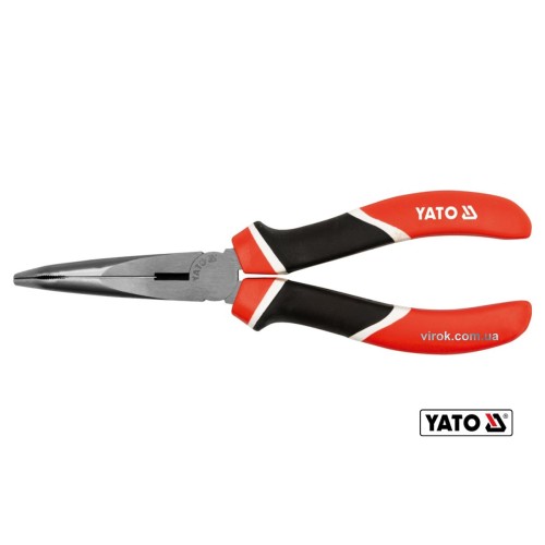 Довгогубці вигнуті YATO l=160мм CrV 55 [6/60]