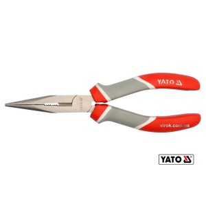 Тонкогубці нікельовані YATO : L= 160 мм [6/60]