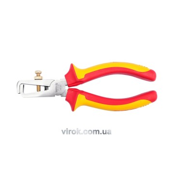 Щипці для зняття ізоляції YATO : L= 160 мм, до 1000V [6/36]