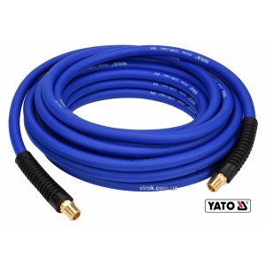 Шланг пневматичний гібридний (ПВХ+БНК) YATO: Ø6.5 мм x10 м, Ø=1/4