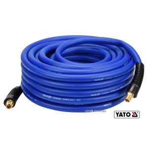 Шланг пневматичний гібридний (ПВХ+БНК) YATO: Ø12.5мм x 20м, Ø=3/8