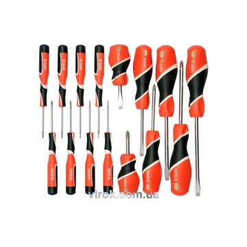 Набір викруток YATO : SL, PH, TORX. 15 шт. [6/24]