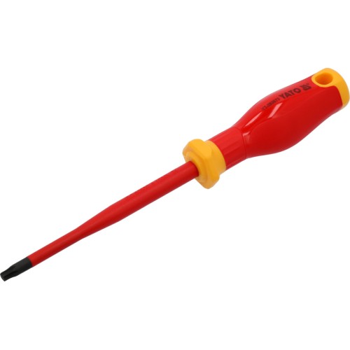 Викрутка з шліцом TORX діелектрична ізольована YATO: T30х 125/ 233 мм, оголений шліц- 17 мм [12]