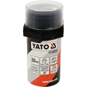 Нитка ущілювальна різьбових сполучень YATO, l= 50 м, для тиску ≤ 15 Bar, в капсулі [25]