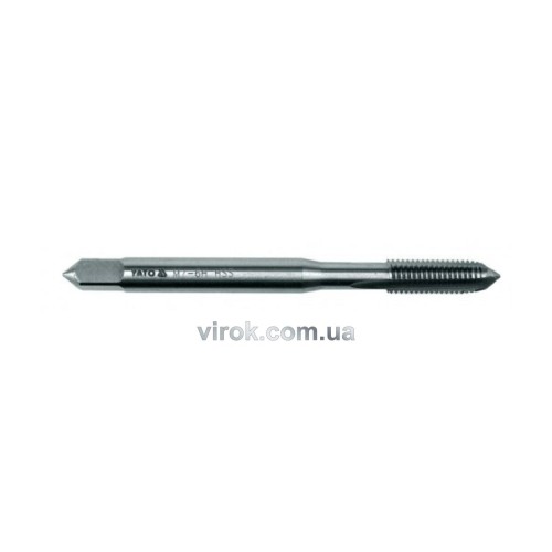 Мітчик машинний YATO: M4 х 0.7 мм, HSS М2, l= 63 мм [60]