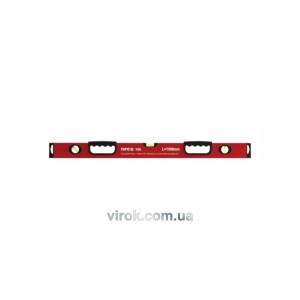 Рівень алюмінієвий YATO : L= 150 см. 3 капсули, 2 ручки [20]