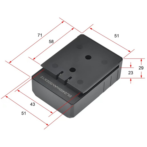 Акумулятор до YT-30415 YATO Li-Ion 3.7 V, ємність- 2.4 АГод  [100]