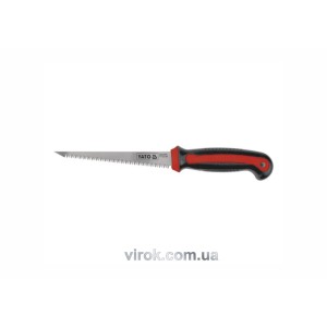 Ножiвка по гіпсокартону YATO : L= 150 мм, W= 1,5 мм, 50-54 HRC [12/60]