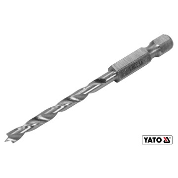Свердло по дереву YATO : Ø4 x 75/40 мм, хвостовик- HEX 1/4