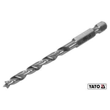 Свердло по дереву YATO : Ø5 x 85/50 мм, хвостовик- HEX 1/4