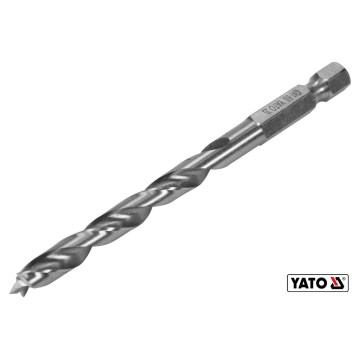 Свердло по дереву YATO : Ø6 x 90/55 мм, хвостовик- HEX 1/4