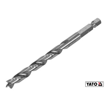 Свердло по дереву YATO : Ø7 x 90/55 мм, хвостовик- HEX 1/4