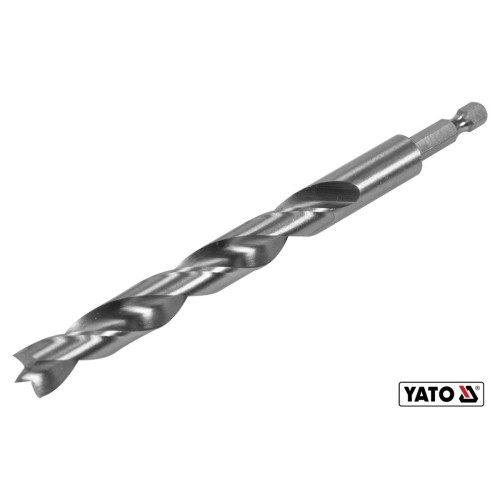 Свердло по дереву YATO : Ø12 x 100/60 мм, хвостовик- HEX 1/4