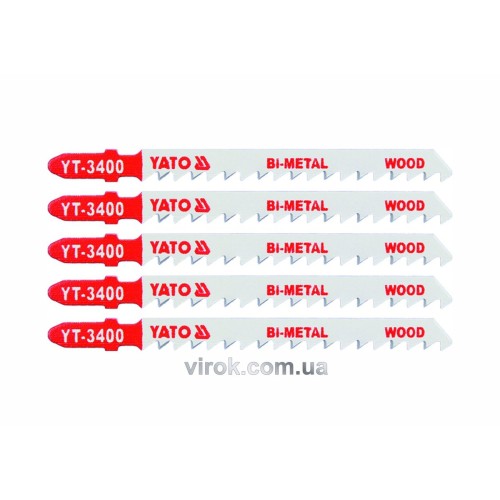 Полотно для електролобзика YATO BI-METAL (дерево) , 6TPI , l=100м, набір 5пр. [50/250]