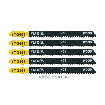 Полотно для електролобзика (дерево-пластик) YATO : L= 100 мм. [50/250]