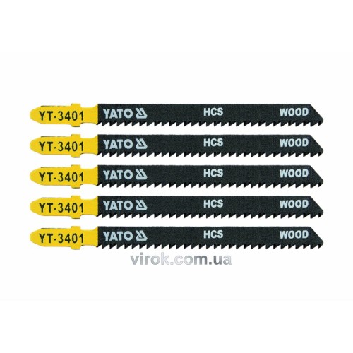 Полотно для електролобзика (дерево-пластик) YATO : L= 100 мм. [50/250]