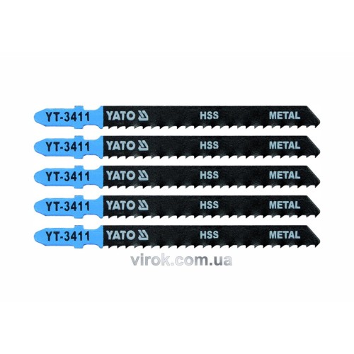 Полотно для електролобзика(метал) YATO : 8TPI, L= 100 мм, Уп. 5 Шт. [25/250]