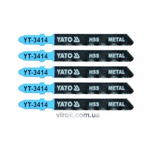 Полотно для електролобзика(метал) YATO : 32TPI, L= 75 мм, Уп. 5 Шт. [25/250]