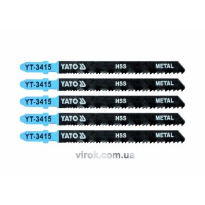 Полотно для електролобзика(метал) YATO : 24-10TPI, L= 100 мм, Уп. 5 Шт. [25/250]