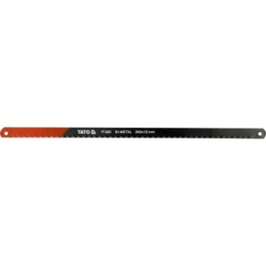 Полотно по металу YATO: l = 300х 12х 0,65 мм, BIMETAL, упк. 2шт. [20/500]