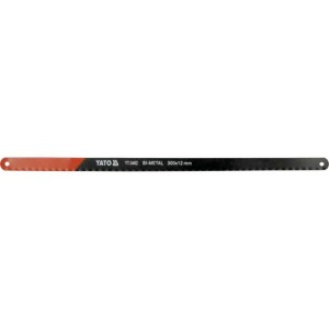 Полотно по металу YATO: l = 300х 12х 0,6 мм, BIMETAL-COBALT упк. 2шт. [20/500]