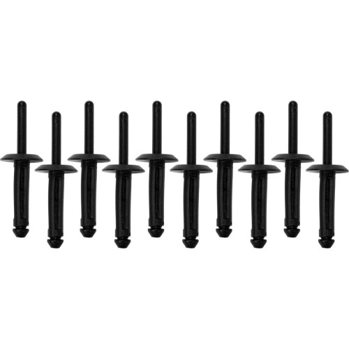 Заклепки пластикові YATO, 5.0x15.8 мм, 10 шт.Nylon [250](DW)