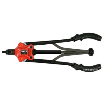 Заклепочник дворучний YATO для нітогайок М3; М4; М5; М6; М8; М10; М12; l=420 мм в футлярі [5]