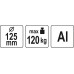 Присоски для монтажу скла YATO: 2 чашки Ø= 125 мм, m= 120 кг, 245х 125х 7 мм [20/160]