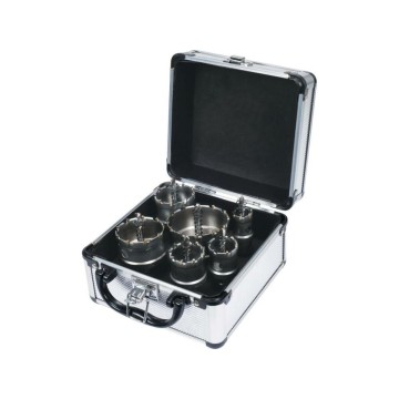 Свердла коронки по металу TCT YATO Ø22-30-35-45-50-65x 103мм, товщ до 25мм, HEXт 3/8