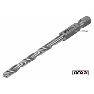 Свердло по металу YATO: HSS6542, Ø=4.2мм, HEX-1/4