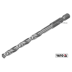 Свердло по металу YATO: HSS6542, Ø=5.5мм, HEX-1/4