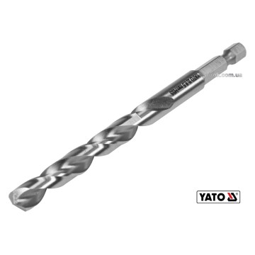 Свердло по металу YATO: HSS6542, Ø=8.5мм, HEX-1/4