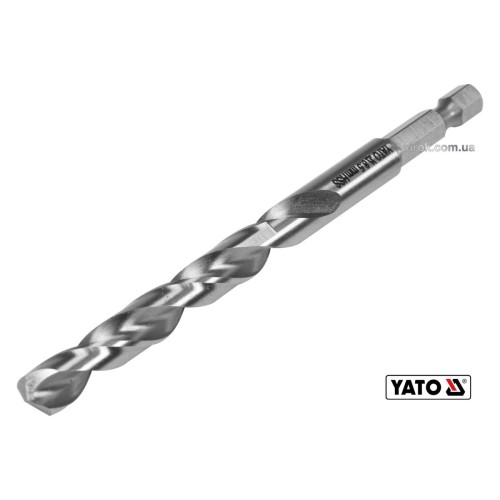 Свердло по металу YATO: HSS6542, Ø=8.5мм, HEX-1/4