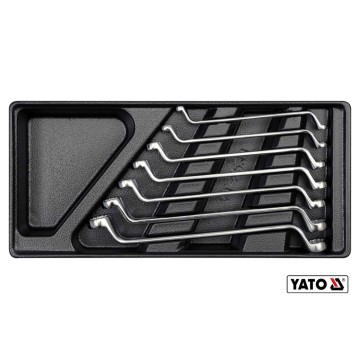 Вклад до інструментальної шафи YATO: ключі накидні 7шт, 6х7, 8х9, 10х11, 12х13, 14х15, 16х17,18х19мм