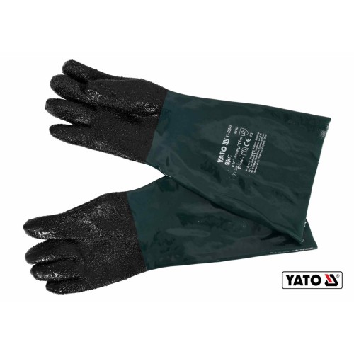 Рукавиці робочі YATO для піскоструйних робіт [25/400]
