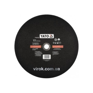 Диск відрізний по металу YATO : Ø= 355 x 25,4 мм, h= 3,2 мм до YT-82180  [25]