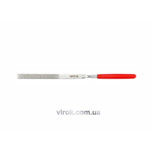 Надфіль алмазний YATO плоский, l= 140/50 мм, b= 3 мм [120/1200]