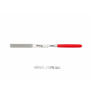 Надфіль алмазний YATO плоский, l= 160/50 мм, b= 4 мм [80/800]