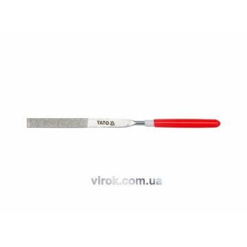 Надфіль алмазний YATO плоский, l= 160/50 мм, b= 4 мм [80/800]