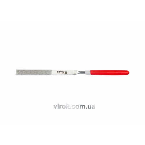 Надфіль алмазний YATO плоский, l= 160/50 мм, b= 4 мм [80/800]