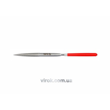 Надфіль алмазний YATO півкруглий, l= 160/50 мм, b= 4 мм [80/800]