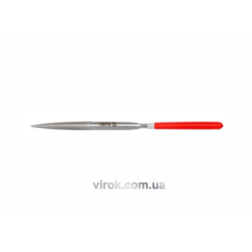 Надфіль алмазний YATO півкруглий, l= 160/50 мм, b= 4 мм [80/800]