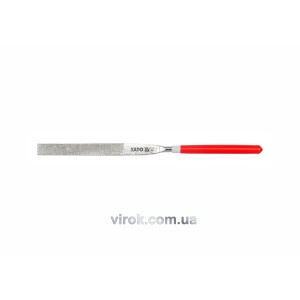 Надфіль алмазний YATO плоский, l= 180/70 мм, b= 5 мм [45/450]