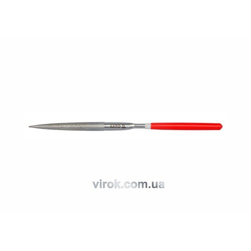 Надфіль алмазний YATO півкруглий, l= 180/70 мм, b= 5 мм [45/450]