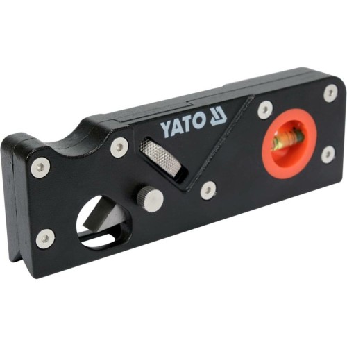 Рубанок столярний YATO до кромки- 155х 50х 20 мм, 7 лез W= 9 мм [24]