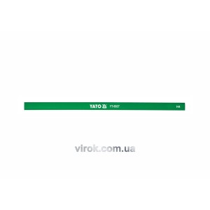 Олівець столярний YATO : зелений, L= 245 мм х 12 мм. уп. 144 шт. [8]