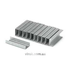 Скоби до степлера YATO : h= 14 мм, b= 11,2 мм, t= 0,7 мм, уп. 1000 шт. [40/160]